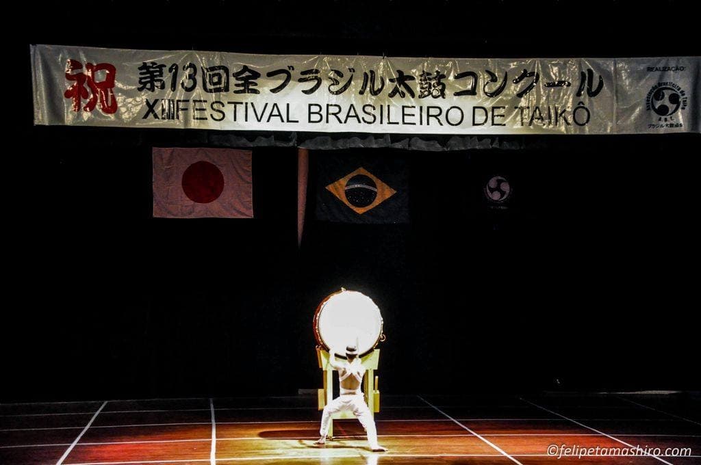 Matheus Murbach with taiko